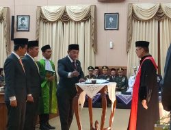 Pimpinan DPRD Kota Tegal Ambil Sumpah Masa Jabatan 2024-2029