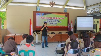 Anggota Saka, Kwarran dan Racana Dilatih Kehumasan