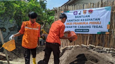 Aksi Pramuka Peduli, Buat Jamban dan Perbaiki MCK Warga