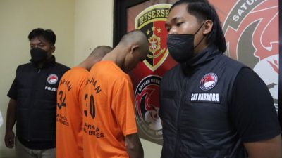 Seorang Bandar dan Tiga Pemakai Ganja Diringkus Polisi