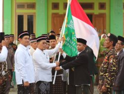 PAC GP Ansor Kecamatan Margasari Sukseskan Kirab Hari Santri Nasional 2024