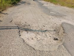 Jalan Pagerbarang Rusak, Warga Ancam Demo Besar-Besaran