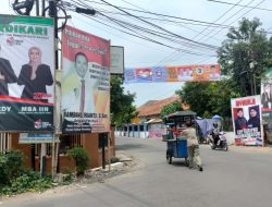 Pemasangan Alat Peraga Kampanye Dibiarkan Melanggar Aturan