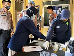 Puluhan Polisi Polres Tegal Kota Mendadak Dites Urine