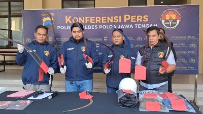 Pelaku Tawuran Kelompok Remaja Diringkus Polisi