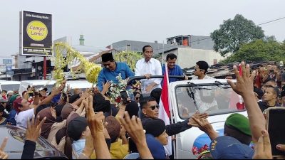 Warga Kabupaten Tegal Antusias Sambut Jokowi dan Paslon Nomor Urut 02