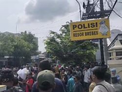 Aliansi Pam Swakarsa Datangi Mapolres Brebes Desak Usut Tuntas Unra di Masa Tenang Pilkada