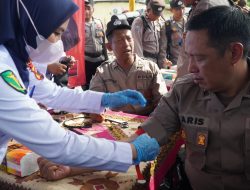 Polres Tegal Periksa Perlengkapan dan Kesehatan Personel Pengamanan TPS