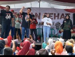 Ribuan Pendukung Andika – Hendi dan Mansur – Bobby Ikuti Jalan Sehat 