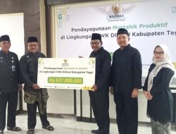 Baznas Salurkan Bantuan Modal Rp 637 Juta Untuk Guru Wiyata Bakti dan Penjaga Sekolah