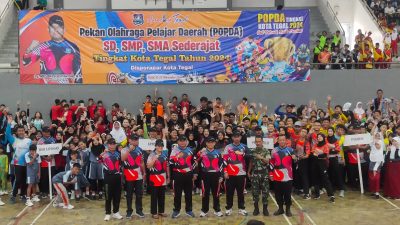 Popda Kota Tegal Diikuti 2.247 Atlet
