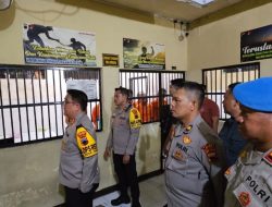 Kapolres Brebes Cek Kondisi dan Keamanan Tahanan