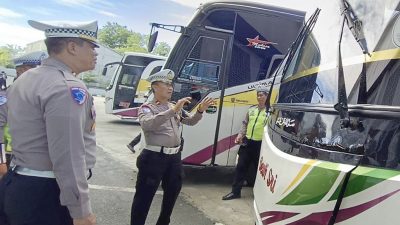 Satlantas Polres Tegal Kota dan Dishub Sidak Terminal