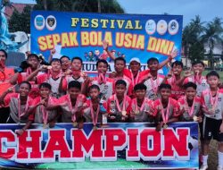Slawi United FC U-13 Kibarkan Bendera di Jawa Barat, Juara 1 Samudra Cup Pangandaran