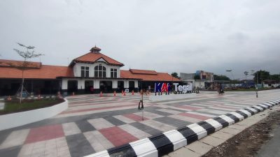 Beautifikasi Stasiun Tegal Hampir Rampung
