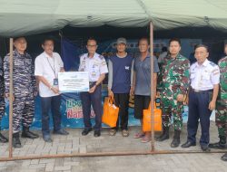 Pelindo Kawasan Tegal Salurkan Bantuan Logistik Dalam Penanganan Kebakaran Kapal di Pelabuhan Tegal