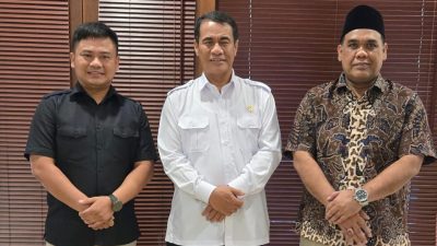 Datangi Mentan Amran, Bupati Tegal Terpilih Gercep Atasi Kelangkaan Pupuk Subsidi