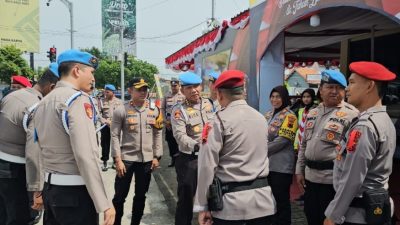 Pospam dan Personel Pengamanan Nataru di Brebes Dicek Divpropam