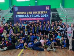 Bushido One Club Raih Juara Umum Kejurda Pelajar Kabupaten Tegal