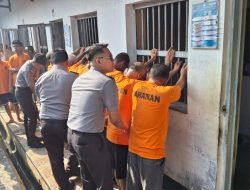 Cegah Kerawanan, Lapas Batang Geledah Blok Tahanan