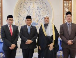 Pimpinan Tazakka Dampingi Ketua MPR Bertemu Sekjen Liga Muslim Dunia