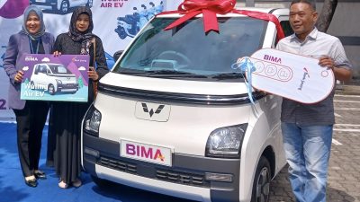 Dikira Penipuan, Karyono Raih Mobil Listrik dari Tabungan Bima
