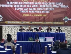 Rekapitulasi Hasil Suara Pilkada Brebes Dijaga Ketat
