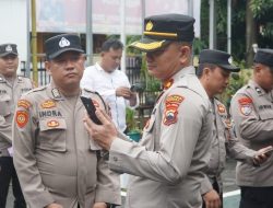 Polres Tegal Ingatkan Personel Agar Menjaga Kerapian dan Sikap Tampang