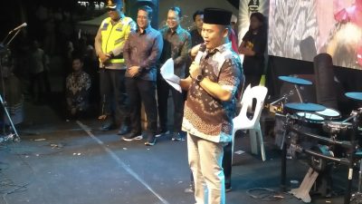 Tiba di Tegal, Bupati Ischak Disambut Pesta Rakyat