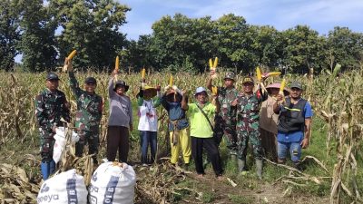 TNI dan Pok Tani Lakukan Langkah Kongkrit Wujudkan Ketahanan Pangan