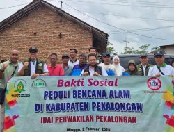 IDAI Perwakilan Pekalongan Salurkan Bansos untuk Korban Bencana Alam