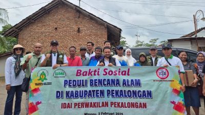 IDAI Perwakilan Pekalongan Salurkan Bansos untuk Korban Bencana Alam