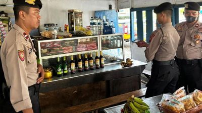 Ratusan Miras Ilegal Disita, Enam Warga Diamankan