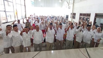 HUT ke-17 Partai Gerindra Kabupaten Tegal Dilakukan Sederhana, Potong Tumpeng dan Santunan Anak Yatim
