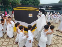 Siswa PAUD Terpadu Ihsaniyah 1 Antusias Ikuti Manasik Haji