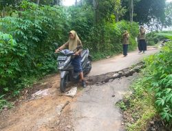 Bencana Tanah Bergerak di Mlayang Brebes, Jalan dan Rumah Warga Rusak