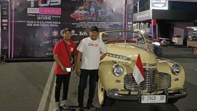 Chevy 41 Ex Bung Karno Meriahkan Tegal Otomotif Show 2025