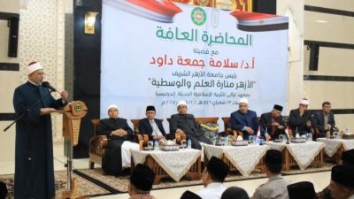 Kunjungan Bersejarah, Rektor Al Azhar Beri Kuliah Umum di Tazakka