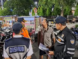 Dishub Tertibkan Juru Parkir Liar Jalan Pancasila