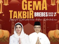 Gema Takbir Semarakan Malam Lebaran di Kota Brebes