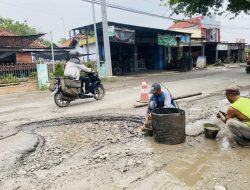 Jelang Arus Mudik Lebaran 2025, Perbaikan Jalan di Kabupaten Tegal Dikebut