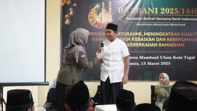 Santri Ponpes Mambaul Ulum Antusias Mengikuti Sosialisasi CBP Rupiah