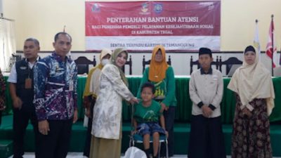 139 Pemerlu Pelayanan Kesejahteraan Sosial Terima Bantuan Atensi Kemensos RI