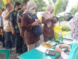 Warga Serbu Gerakan Pangan Murah Dinas KPTan