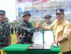 Luar Biasa, Dalam Waktu Sebulan TMMD di Tegal Berhasil Bangun 2.906 Meter Jalan dan Tanam 2.300 Pohon