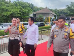 Deputi Kemenko Polkam Pantau Pospam Kalikangkung, Pastikan Kesiapan Personel Pengamanan Arus Mudik