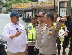 Kapolres Tegal Cek Titik Rawan Macet dan Jalur Tol
