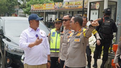 Kapolres Tegal Cek Titik Rawan Macet dan Jalur Tol