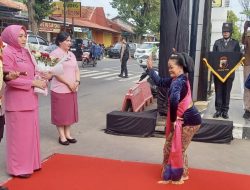 AKBP Bayu Prasatyo Jabat Kapolres Tegal, Disambut Tari Gambyong dan Pedang Pora