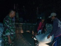 Babinsa Dampingi Bulog Serap Gabah Kering Panen Petani